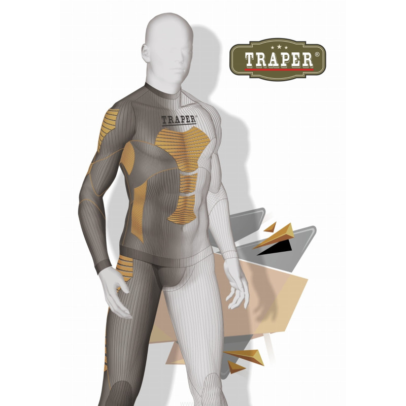 Spodnie Traper termiczne Jukon Black roz. XL Spodnie Traper termiczne Jukon Black roz. XL