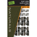 Zestaw EDGES Naturals Slik Lead Clips & Pegs roz. 10 FOX Zestaw EDGES Naturals Slik Lead Clips & Pegs roz. 10 FOX
