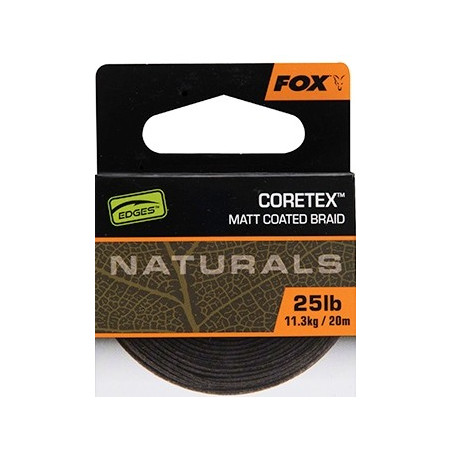 Plecionka FOX EDGES Naturals Coretex 20m - 25lb Plecionka FOX EDGES Naturals Coretex 20m - 25lb