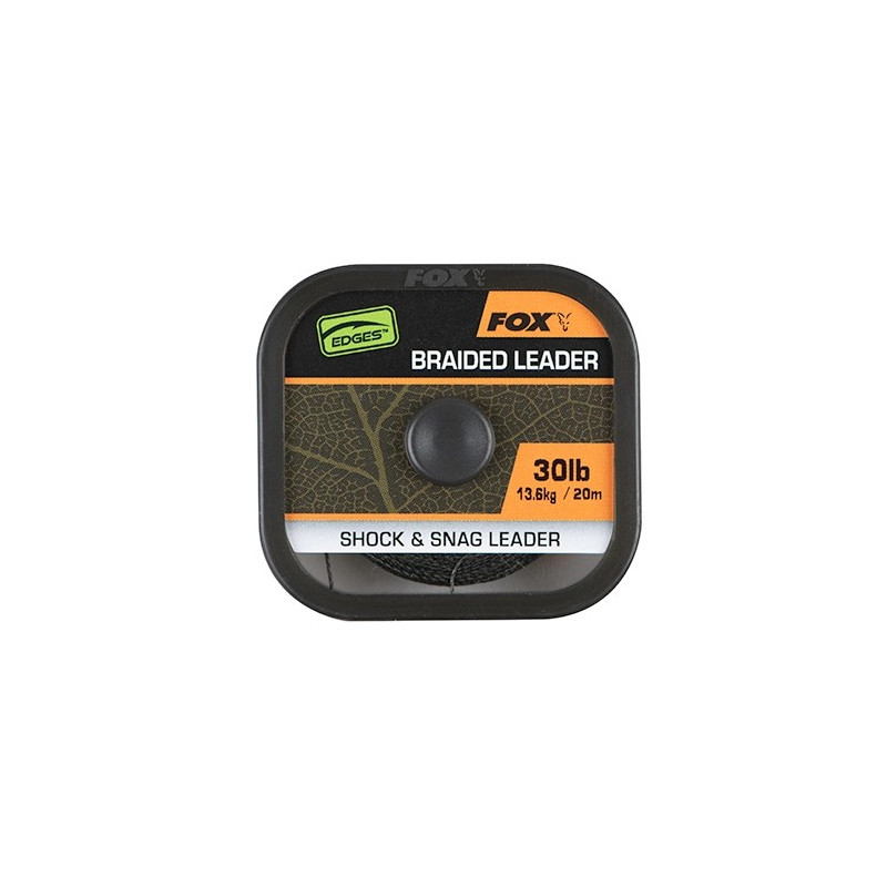 Plecionka FOX Edges Naturals Braided Leader 20m - 50lb Plecionka FOX Edges Naturals Braided Leader 20m - 50lb