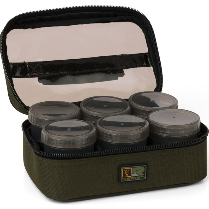 Torba na przynęty FOX R-Series Hookbaits Bag 8 Pots Torba na przynęty FOX R-Series Hookbaits Bag 8 Pots