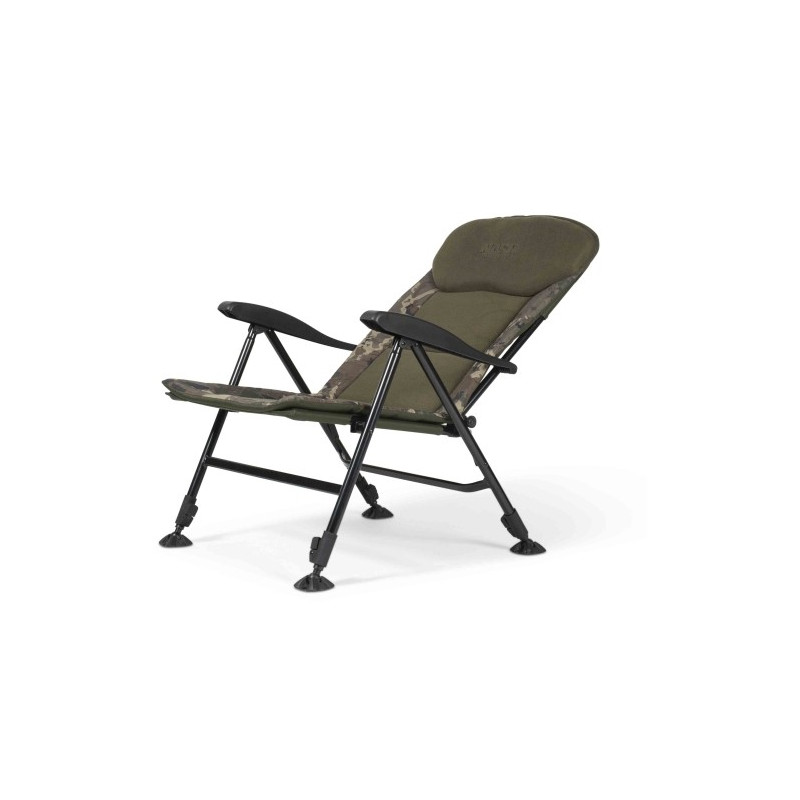 Fotel karpiowy NASH Bank Life Reclining Chair Camo T1249 Fotel karpiowy NASH Bank Life Reclining Chair Camo T1249