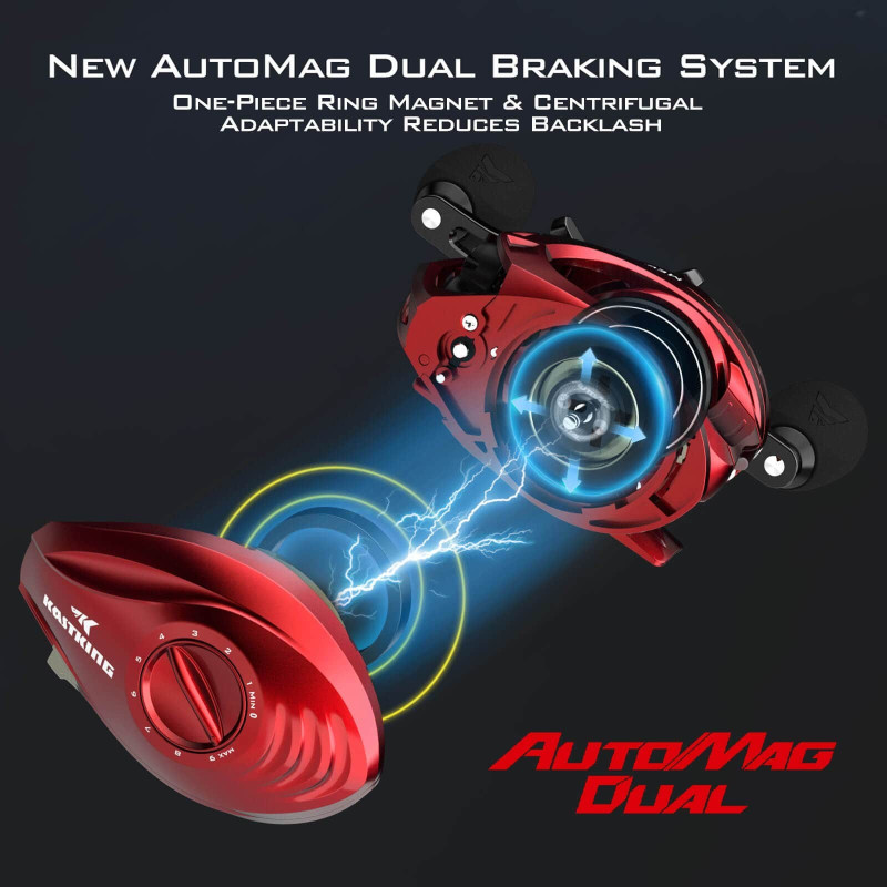 Multiplikator KASTKING Mega Jaws Red 2000 Multiplikator KASTKING Mega Jaws Red 2000