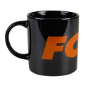 Kubek Black and Orange Logo Ceramic Mug 350 ml FOX Kubek Black and Orange Logo Ceramic Mug 350 ml FOX
