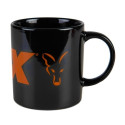 Kubek Black and Orange Logo Ceramic Mug 350 ml FOX Kubek Black and Orange Logo Ceramic Mug 350 ml FOX