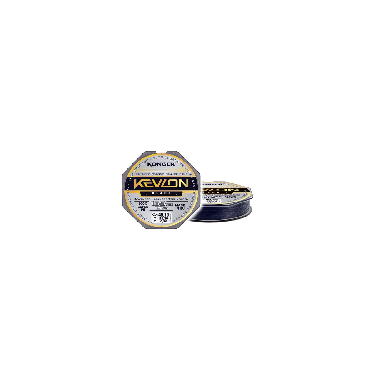 plecionka-kevlon-x4-black-150-m-konger plecionka-kevlon-x4-black-150-m-konger