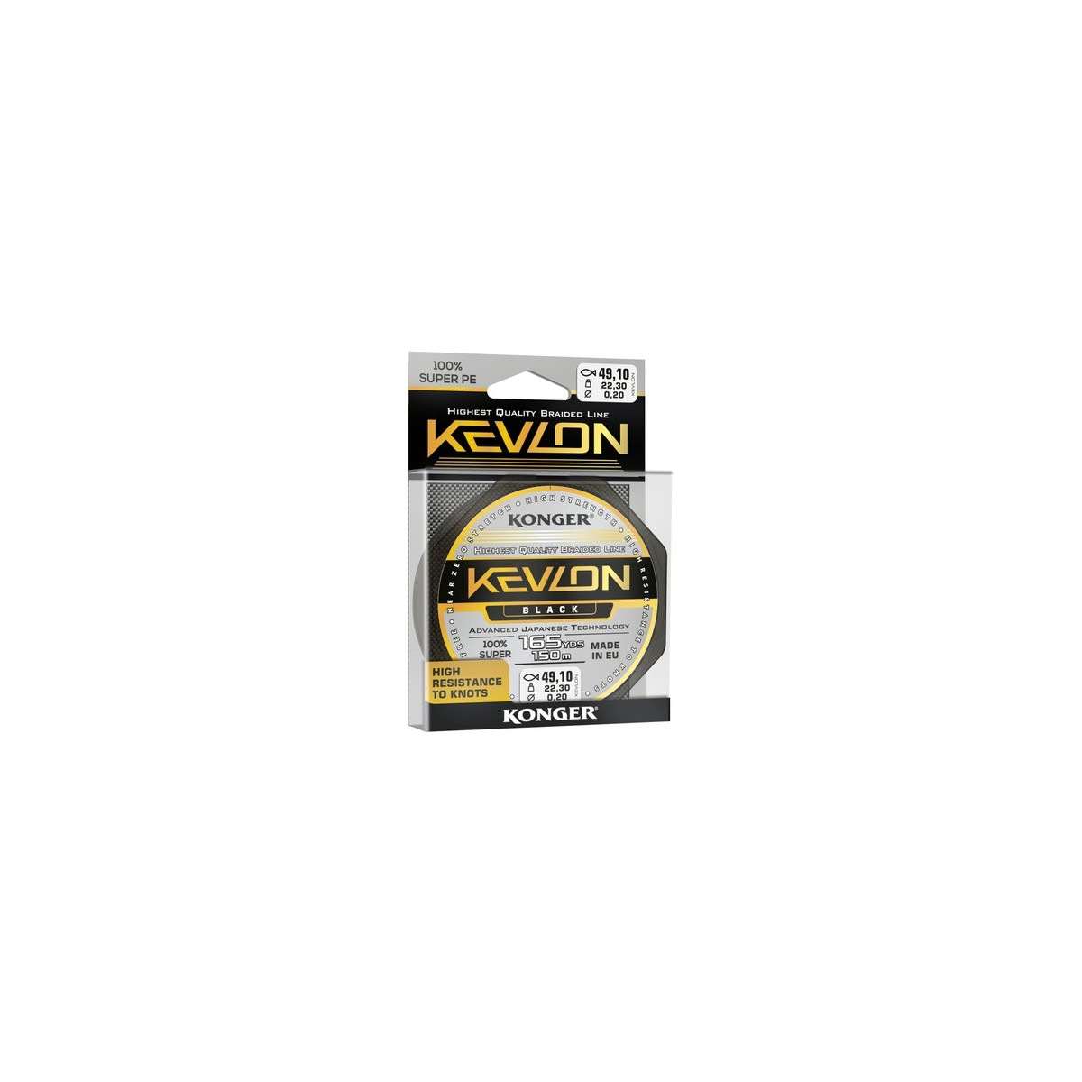 plecionka-kevlon-x4-black-150-m-konger plecionka-kevlon-x4-black-150-m-konger