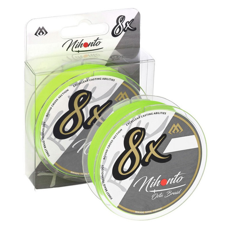 Plecionka Mikado Nihonto Octa Braid 150m - 0.14mm fluo
