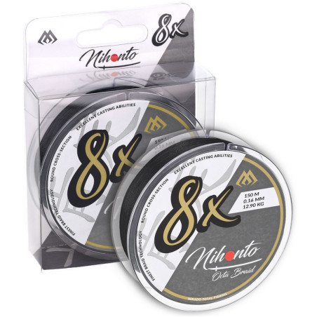 Plecionka Mikado Nihonto Octa Braid 150m - 0.12mm czarny Plecionka Mikado Nihonto Octa Braid 150m - 0.12mm czarny
