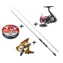 Zestaw Szczupakowy Pike Time I - wędka z kołowrotkiem i plecionką + przynęty Wedkarski.com Zestaw Szczupakowy Pike Time I - wędka z kołowrotkiem i plecionką + przynęty Wedkarski.com