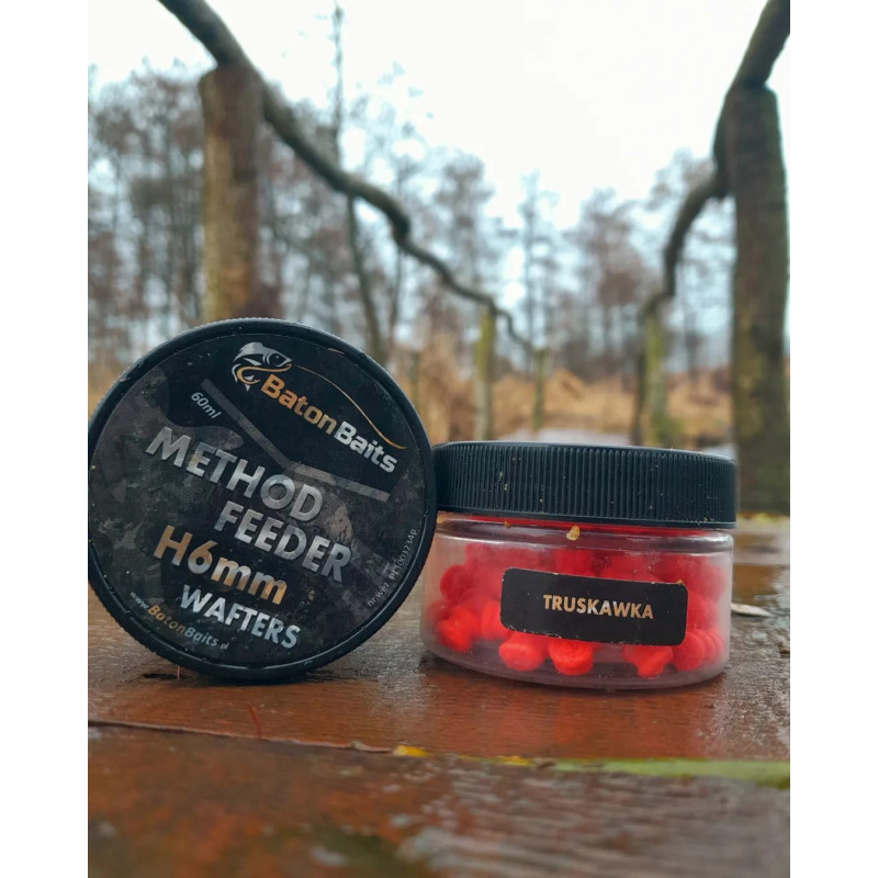 Przynęta Baton Baits H6 Method Feeder Wafters 60ml - 6mm prażona konopia