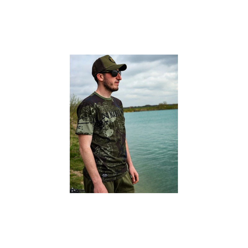 T-shirt Navitas Identity Camo roz. S