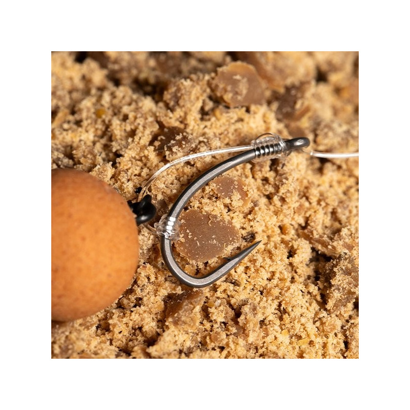 Przypon Fluorocarbon D-Rig Barbless roz. 8 NASH Przypon Fluorocarbon D-Rig Barbless roz. 8 NASH