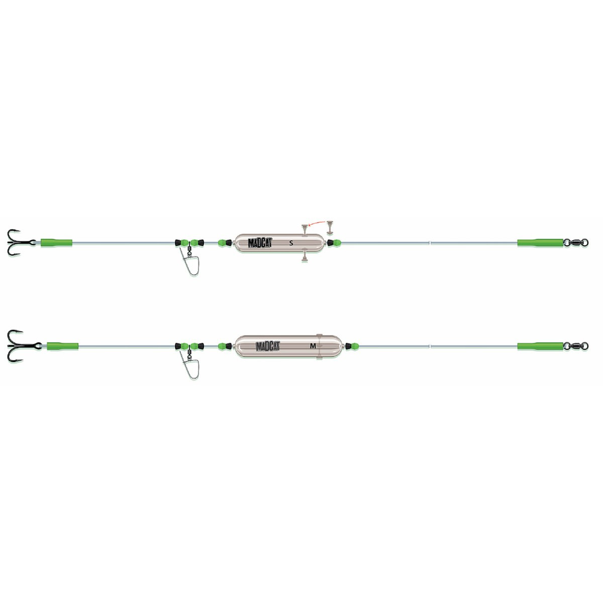 zestaw-sumowy-adjustable-river-rigs-nose-clip-madcat zestaw-sumowy-adjustable-river-rigs-nose-clip-madcat