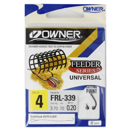 Haczyki Owner z przyponem CHINU RL339 hak 6