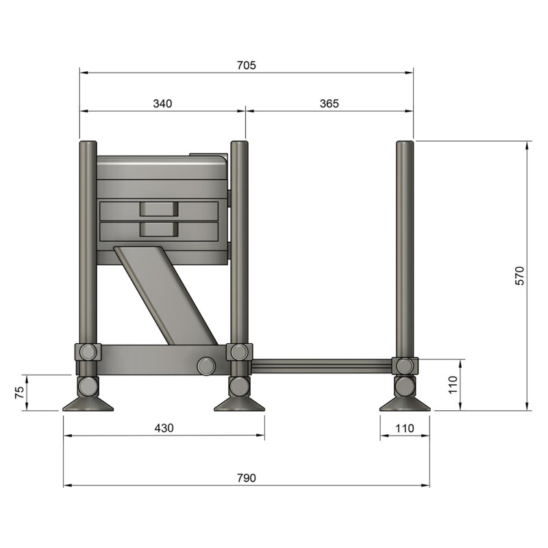 Kosz NYTRO SLS36 - siedzisko 21500004