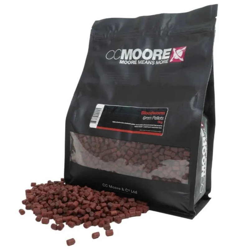 Pellet CC Moore 1kg, 6mm - Bloodworm