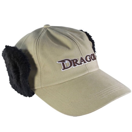 Czapka Dragon zimowa Baseball z nausznikami - khaki