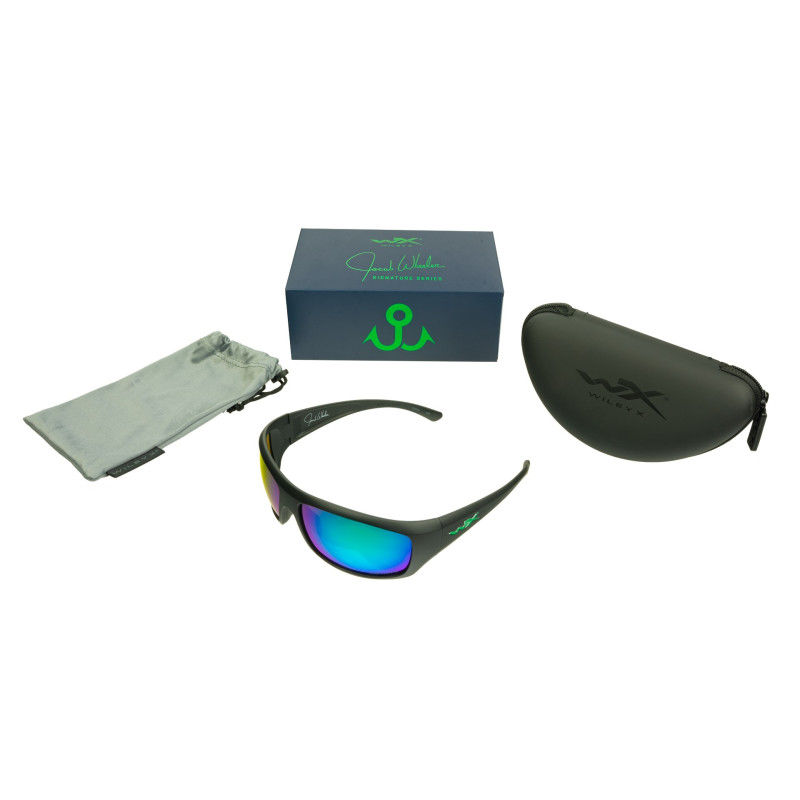 Okulary Wiley X OMEGA Captivate Polarized JACOB WHEELER SIGNATURE EDITION Green Mirror / Matte Black Frame Okulary Wiley X OMEGA Captivate Polarized JACOB WHEELER SIGNATURE EDITION Green Mirror / Matte Black Frame