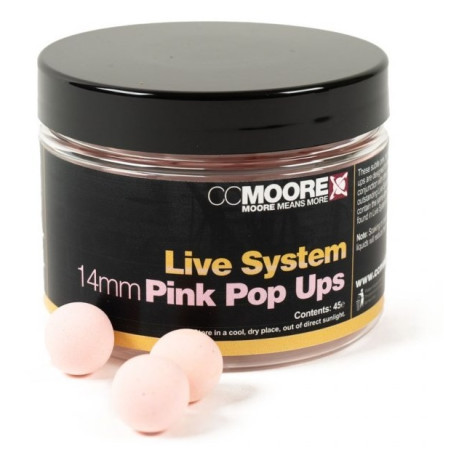 Kulki CC Moore Pop Ups 14mm - Live System Pink