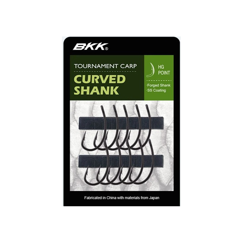 Haczyki karpiowe BKK Curved Shank hak 2