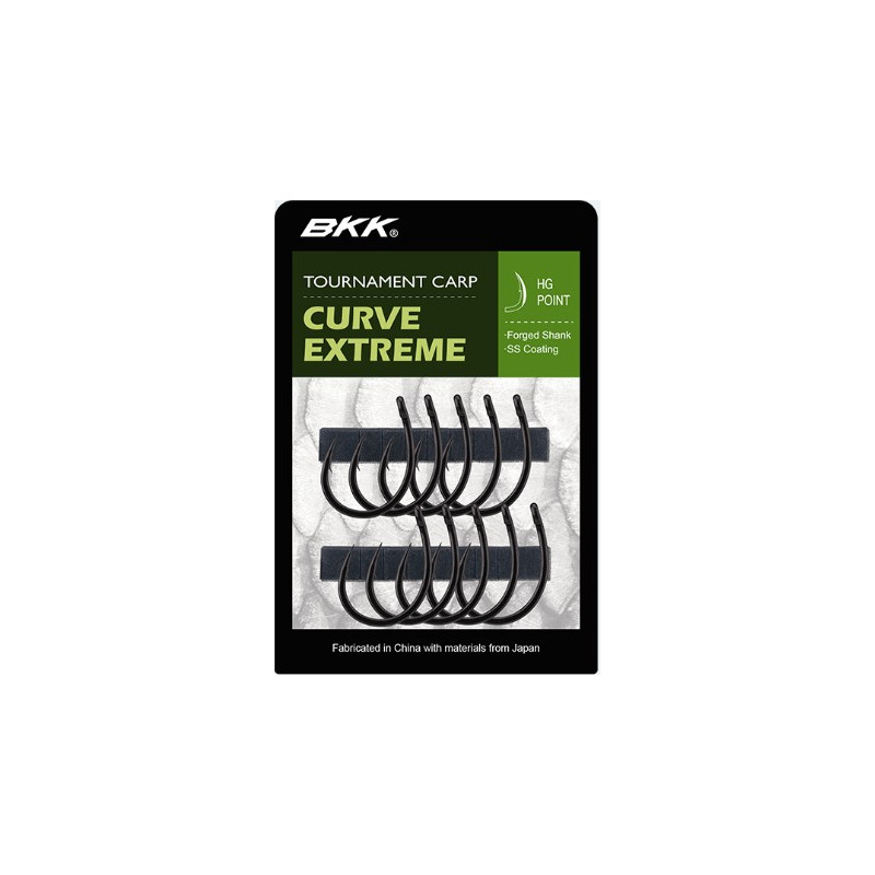 Haczyki karpiowe BKK Curve Extreme hak 2