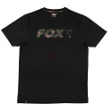 Koszulka z krótkim rękawem FOX Black/Camo Print T-shirt roz. L