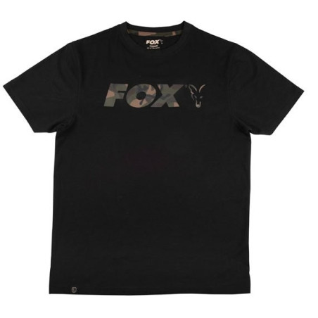 Koszulka z krótkim rękawem FOX Black/Camo Print T-shirt roz. L