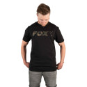 Koszulka z krótkim rękawem FOX Black/Camo Print T-shirt roz. XXXL