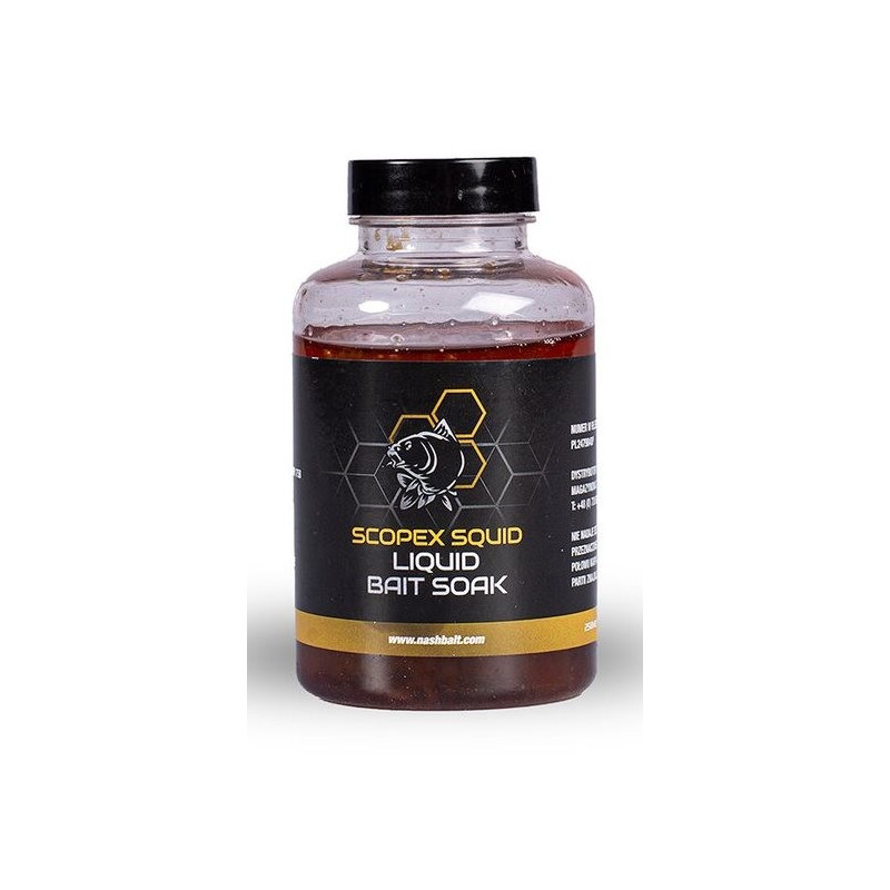 Liquid Nash Scopex Squid 250ml - Bait Soak