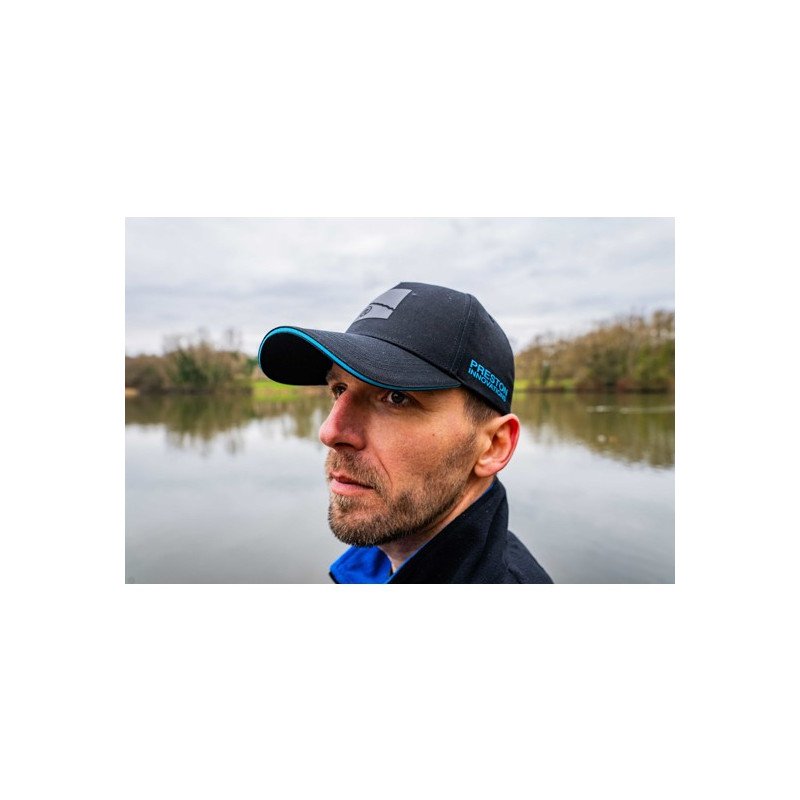 Czapka z daszkiem Preston Black HD roz. uniwersalny