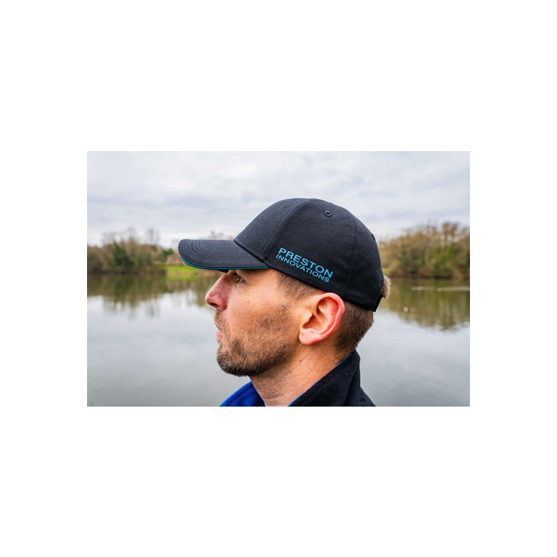 Czapka z daszkiem Preston Black HD roz. uniwersalny