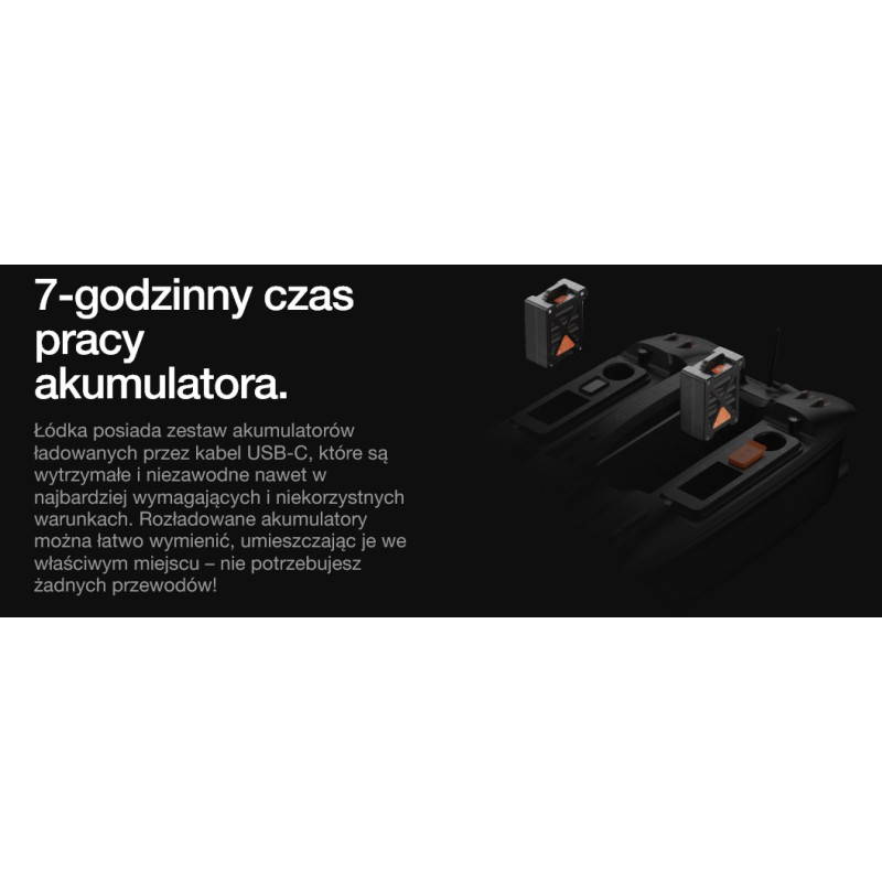 Łódka zanętowa Deeper Quest Baitboat Deeper