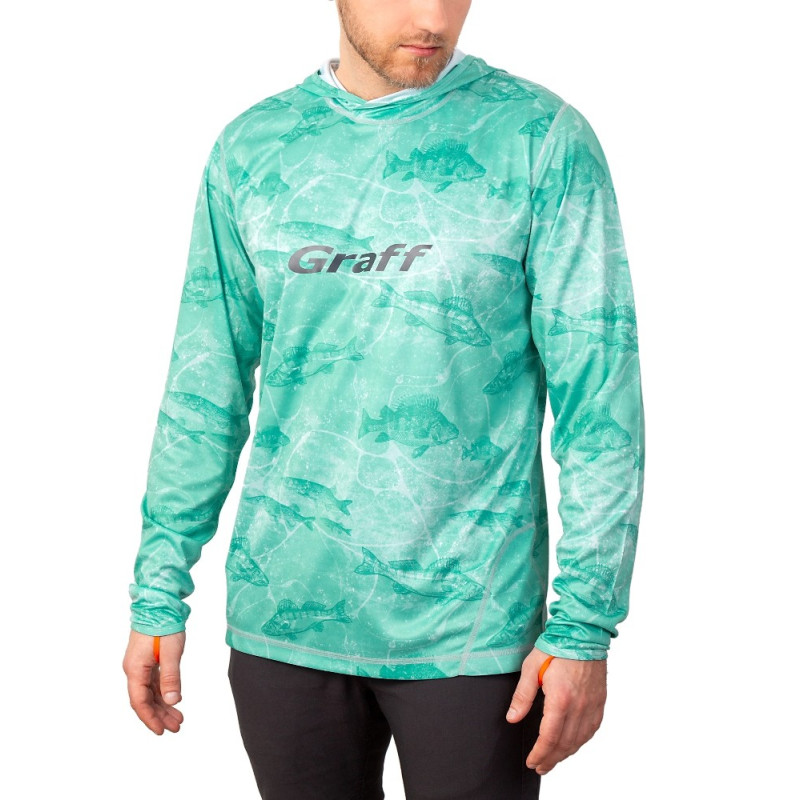 Bluza Graff UPF50 z kapturem 964-CL-14 roz. L Bluza Graff UPF50 z kapturem 964-CL-14 roz. L