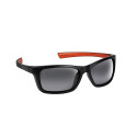 Okulary polaryzacyjne FOX Collection Wraps - Black & Orange Sunglasses - Grey Lense