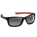 Okulary polaryzacyjne FOX Collection Wraps - Black & Orange Sunglasses - Grey Lense