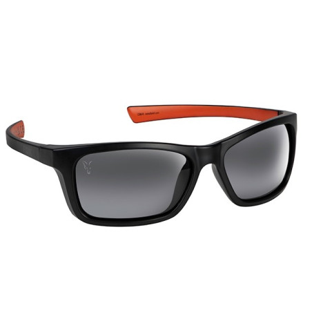 Okulary polaryzacyjne FOX Collection Wraps - Black & Orange Sunglasses - Grey Lense