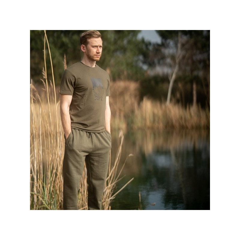 Koszulka NASH Make It Happen T-Shirt Fish Logo Green roz. XXXL Koszulka NASH Make It Happen T-Shirt Fish Logo Green roz. XXXL