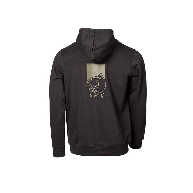 Bluza z kapturem NASH Make It Happen Hoody Fish Logo Black roz. L Bluza z kapturem NASH Make It Happen Hoody Fish Logo Black roz. L