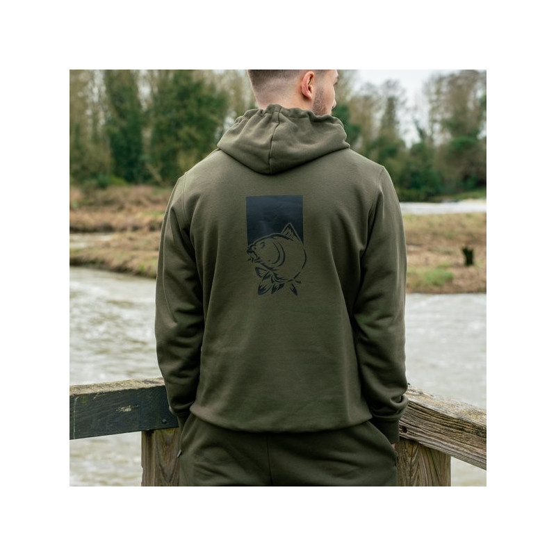 Bluza z kapturem NASH Make It Happen Hoody Fish Logo Green roz. XL Bluza z kapturem NASH Make It Happen Hoody Fish Logo Green roz. XL