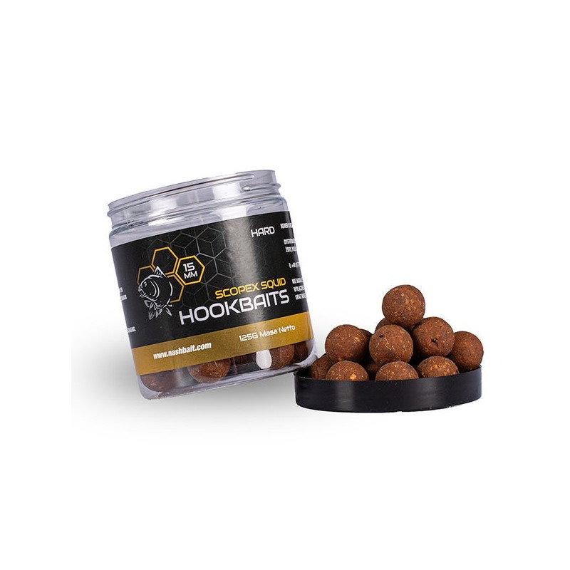 Kulki Nash Scopex Squid Hookbaits 20mm - Hard Kulki Nash Scopex Squid Hookbaits 20mm - Hard