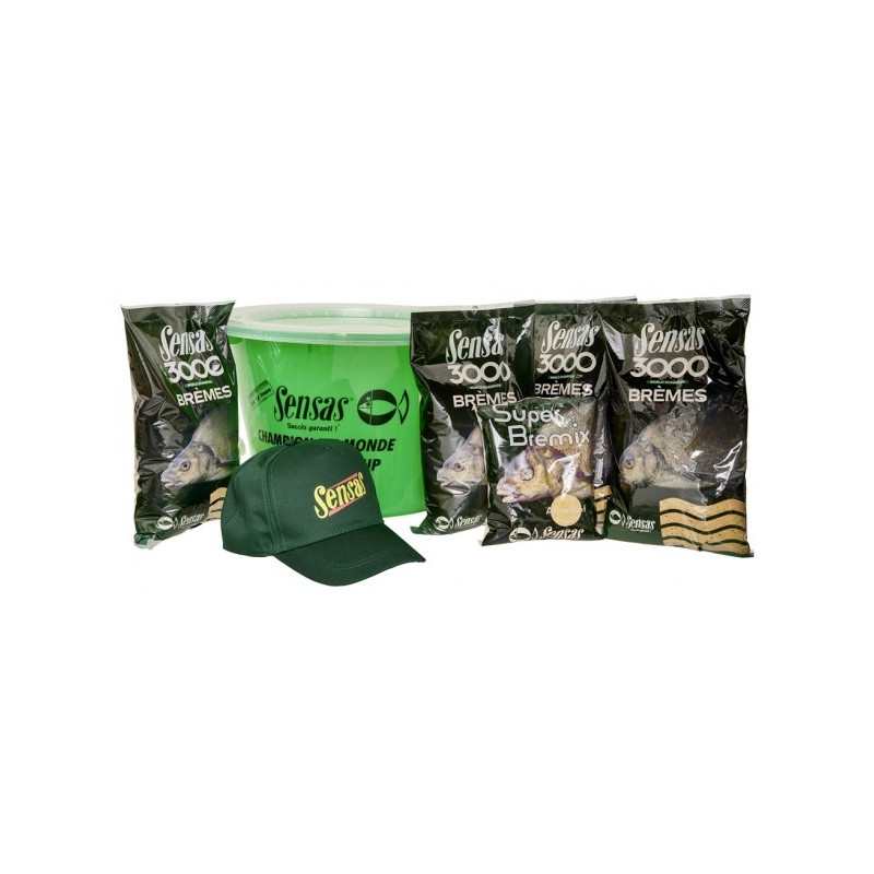 Zestaw zanętowy Sensas Pakiet promocyjny z wiadrem PROMO 3000 BREMES Zestaw zanętowy Sensas Pakiet promocyjny z wiadrem PROMO 3000 BREMES