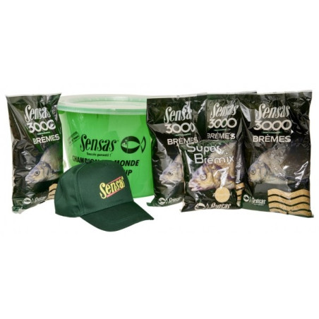 Zestaw zanętowy Sensas Pakiet promocyjny z wiadrem PROMO 3000 BREMES