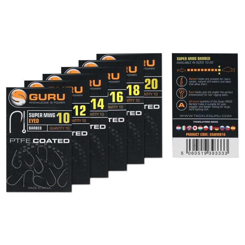 Haczyki Guru Super MWG Barbed roz. 14