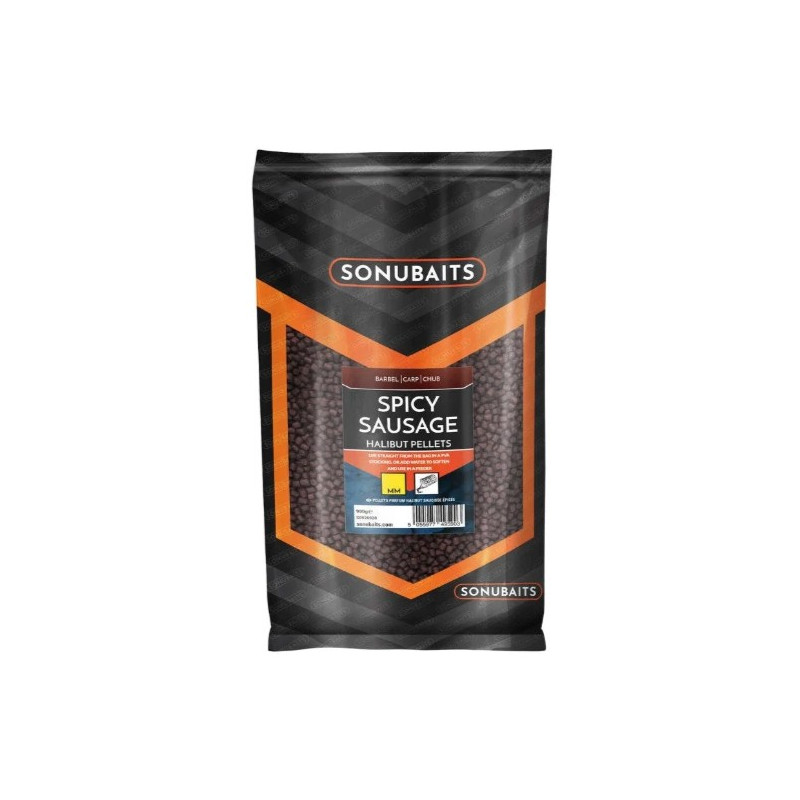 Halibut Pellet Spicy Sausage - Pikantna kiełbasa 900g Sonubaits