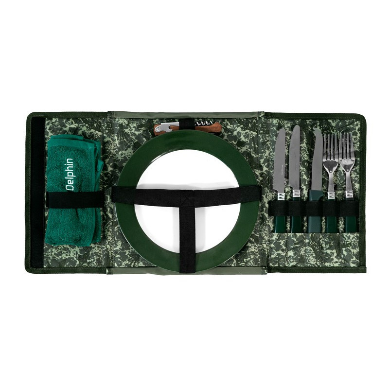 Zestaw obiadowy Foody SPACE C2G roz. ręcznika 33 x 33 cm Delphin