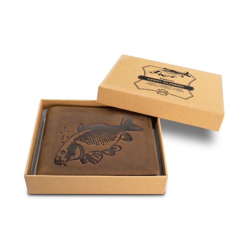 Skórzany portfel CARP Classic 101004831 Delphin