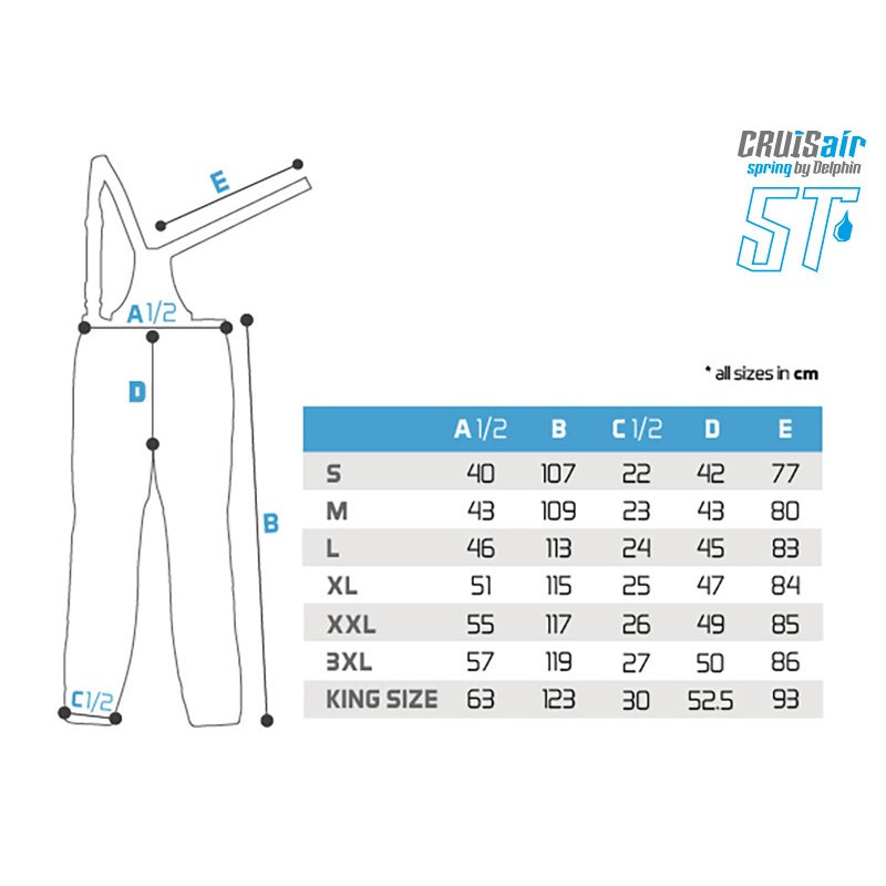 Spodnie Delphin CruisAir 5T roz. L