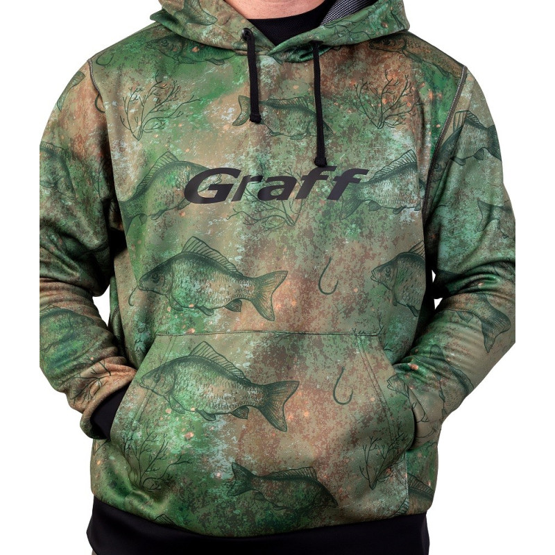 Wodoodporna bluza motyw karp 231-BL-7 roz. M Graff