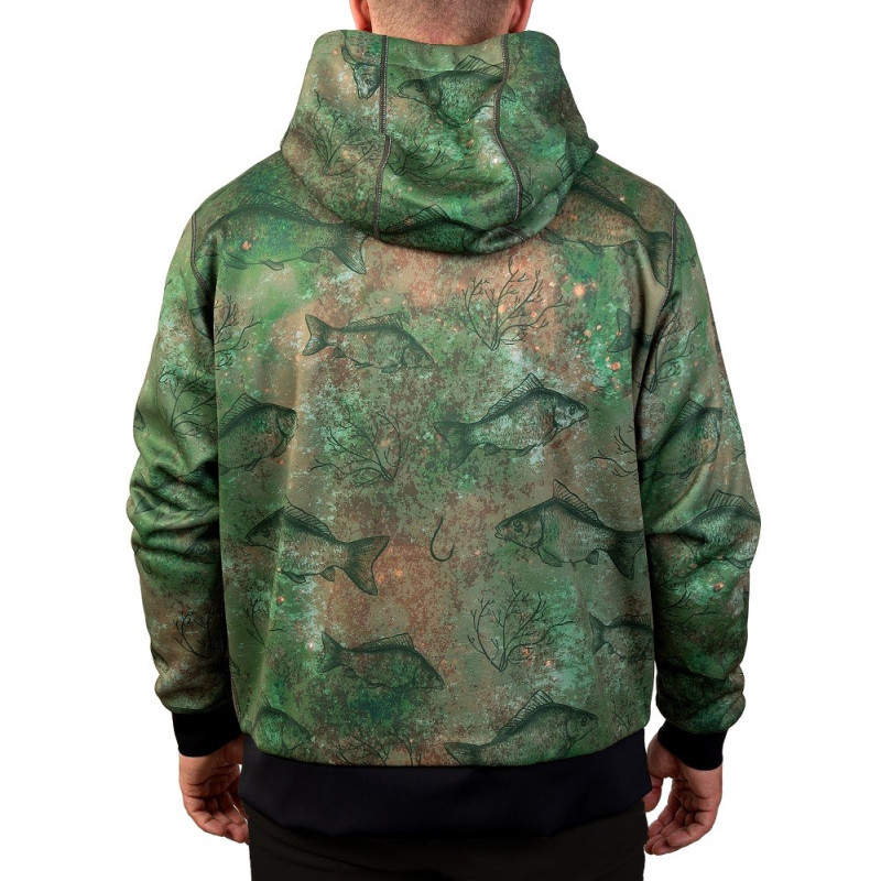 Wodoodporna bluza motyw karp 231-BL-7 roz. XL Graff Wodoodporna bluza motyw karp 231-BL-7 roz. XL Graff